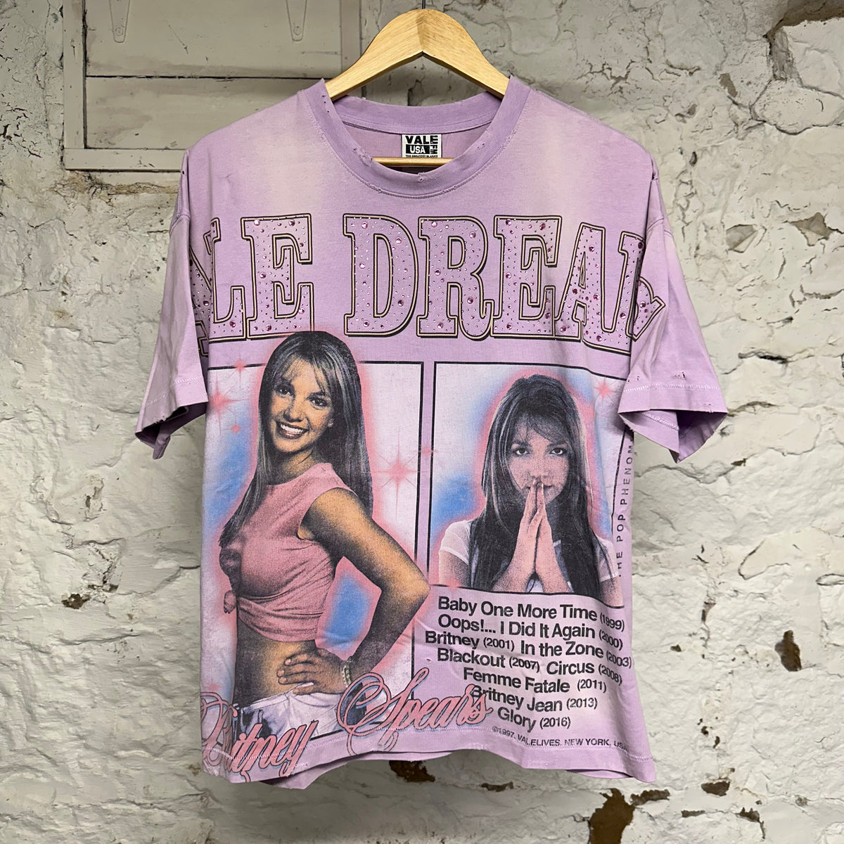 Vale Dream Bling Lavender T-Shirt Sz S