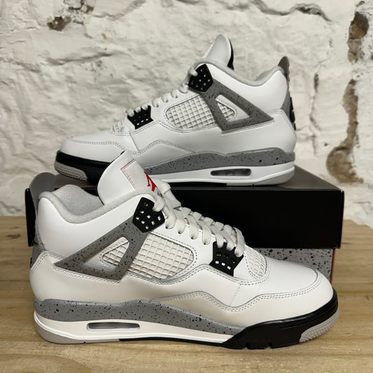Air Jordan 4 White Cement Sz 9