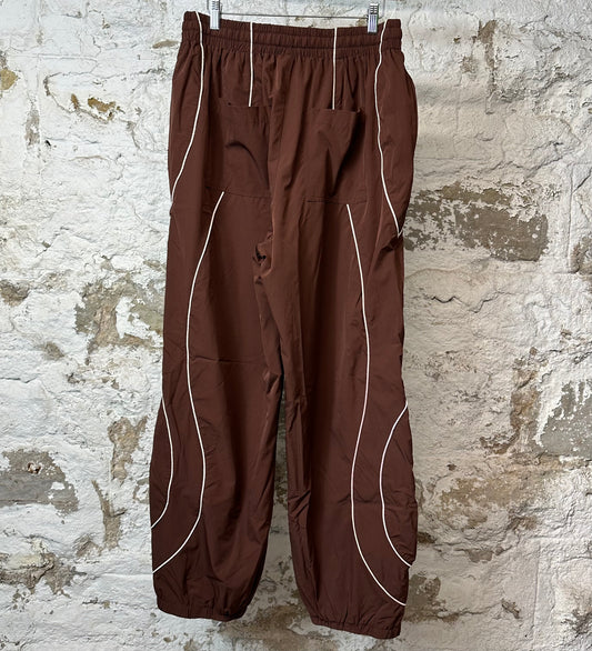 Vale Brown Track Pants Sz M