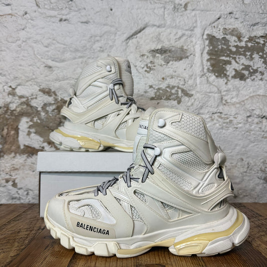 Balenciaga High Track Runner White Cream Sneaker Sz 8 (41) No Box