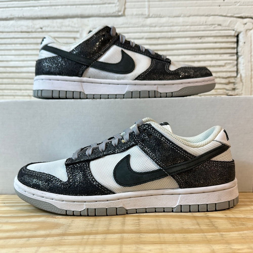 Nike Dunk Low Golden Gals Metallic Silver Sz 5.5(7W)