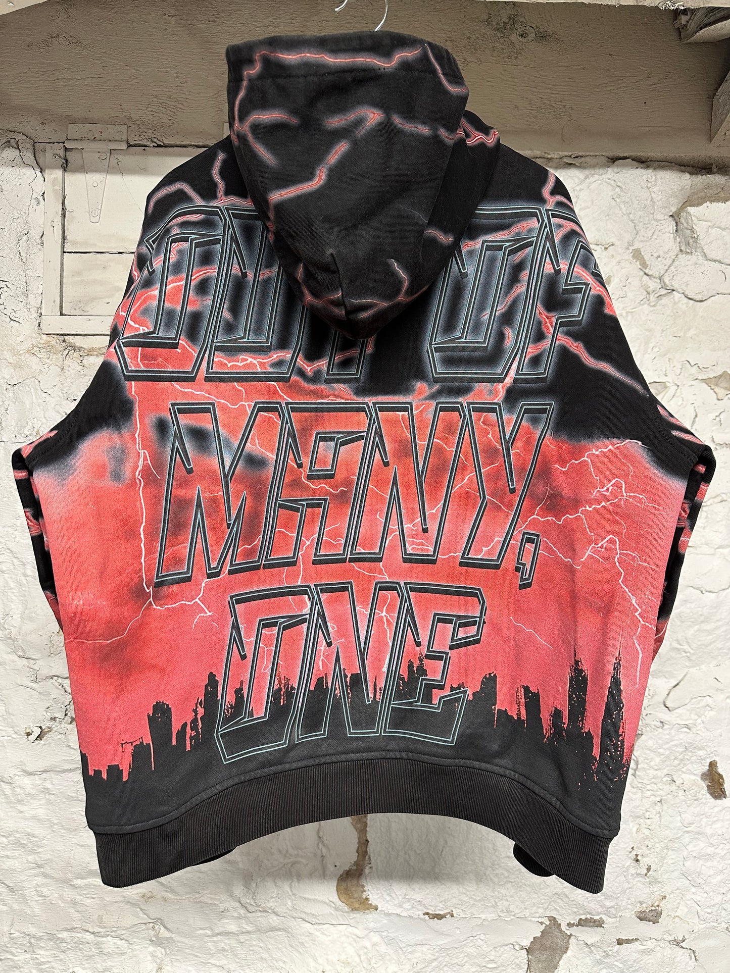 Godspeed Staute Of Liberty Lightning Zip Up Hoodie Sz XL