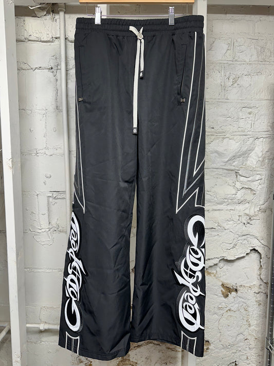 Godspeed Black Side Spellout Track Pants Sz M