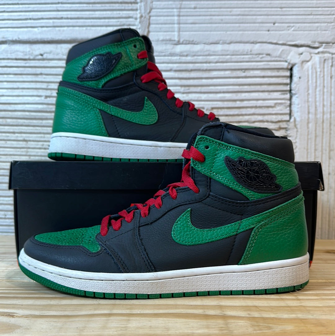 Air Jordan 1 High Pine Green Black Sz 7.5