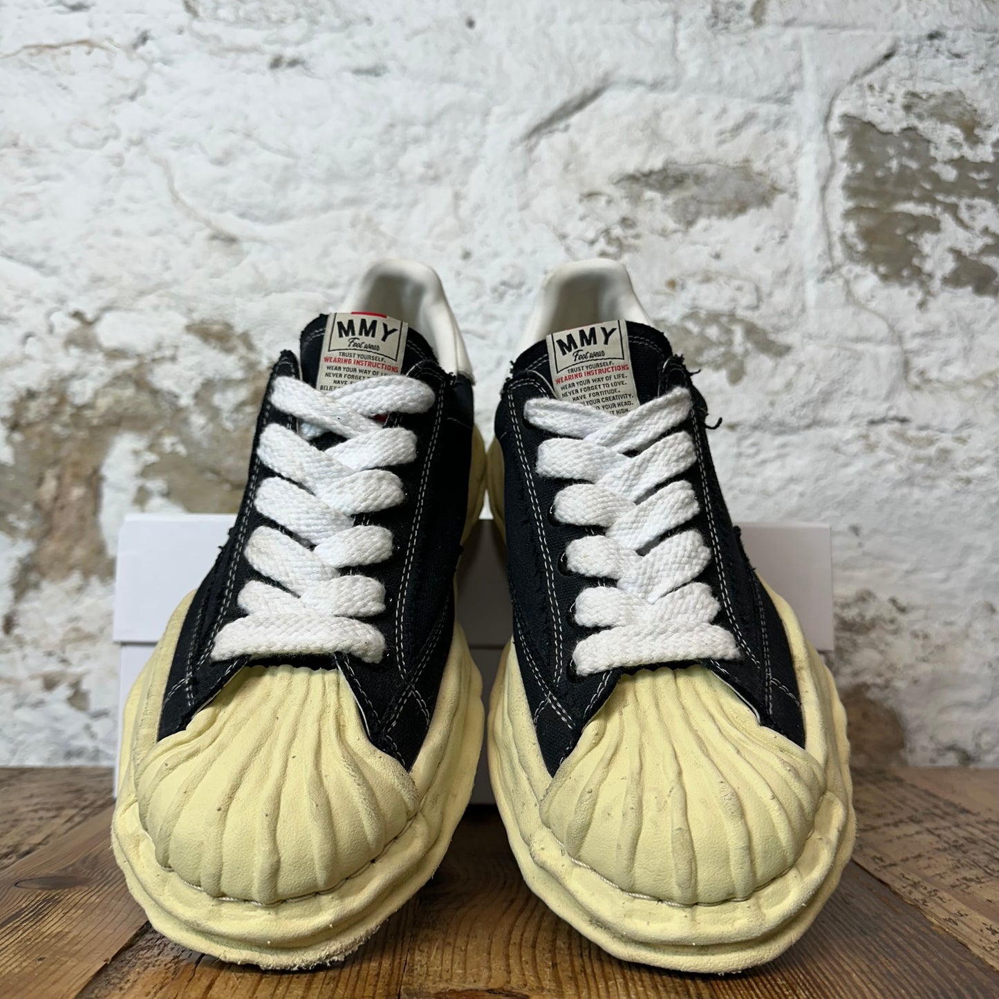 Maison Mihara Vintage Blakey Black Cream Sneaker Sz 10 (43)