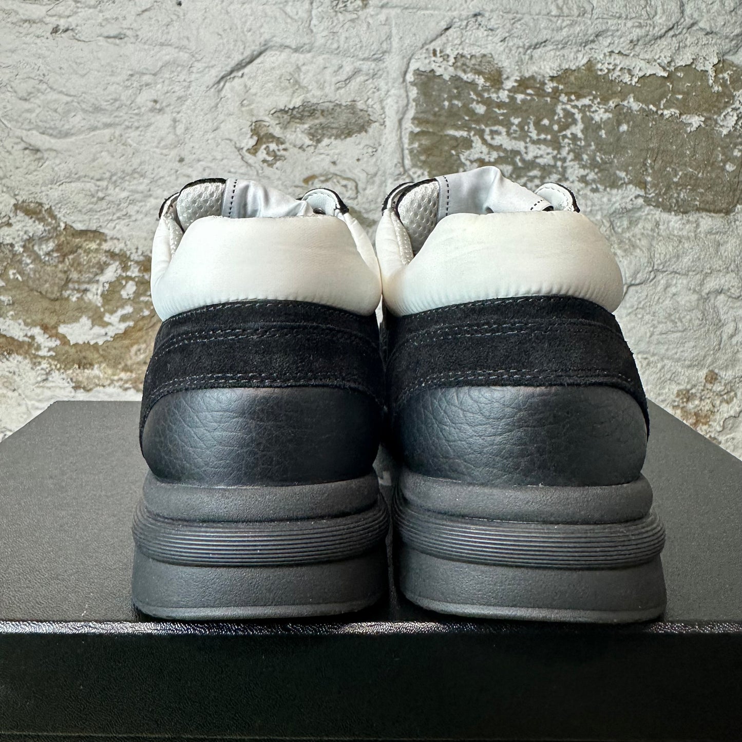 Chanel CC Triple Black Trainer Sneaker Sz 6 (38.5) DS