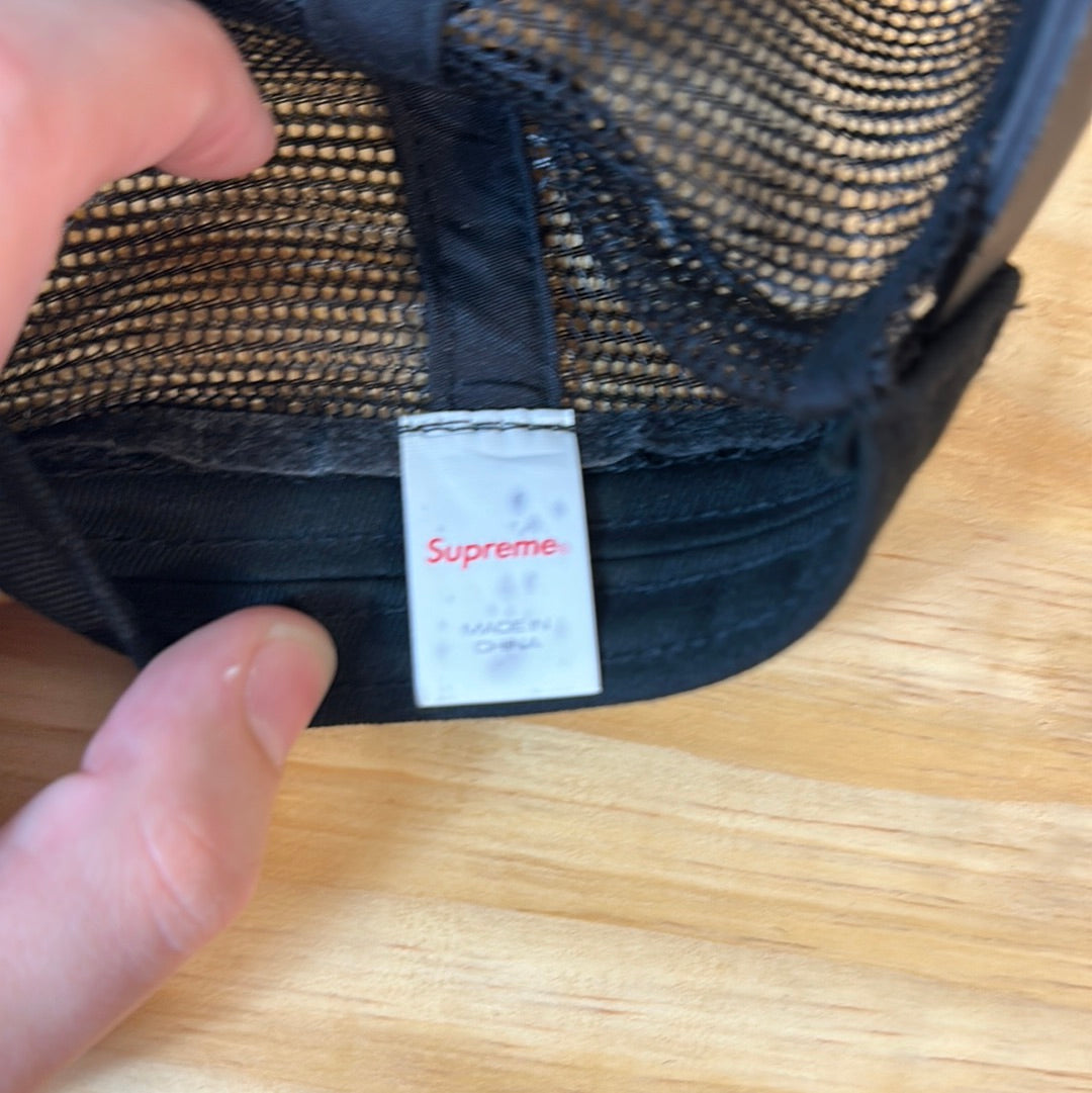 Supreme Mesh 6-Panel Black Hat