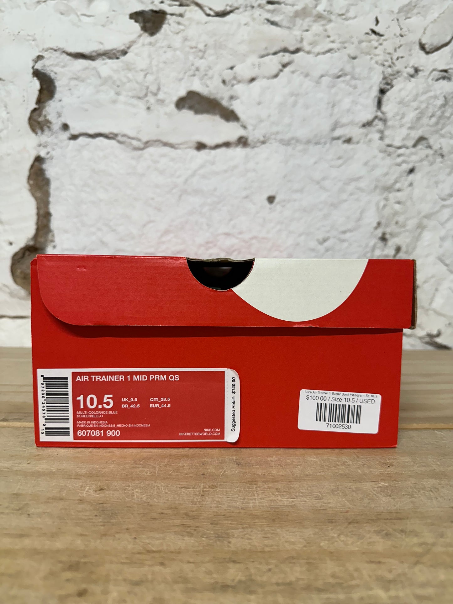 Nike Air Trainer 1 Super Bowl Hologram Sz 10.5