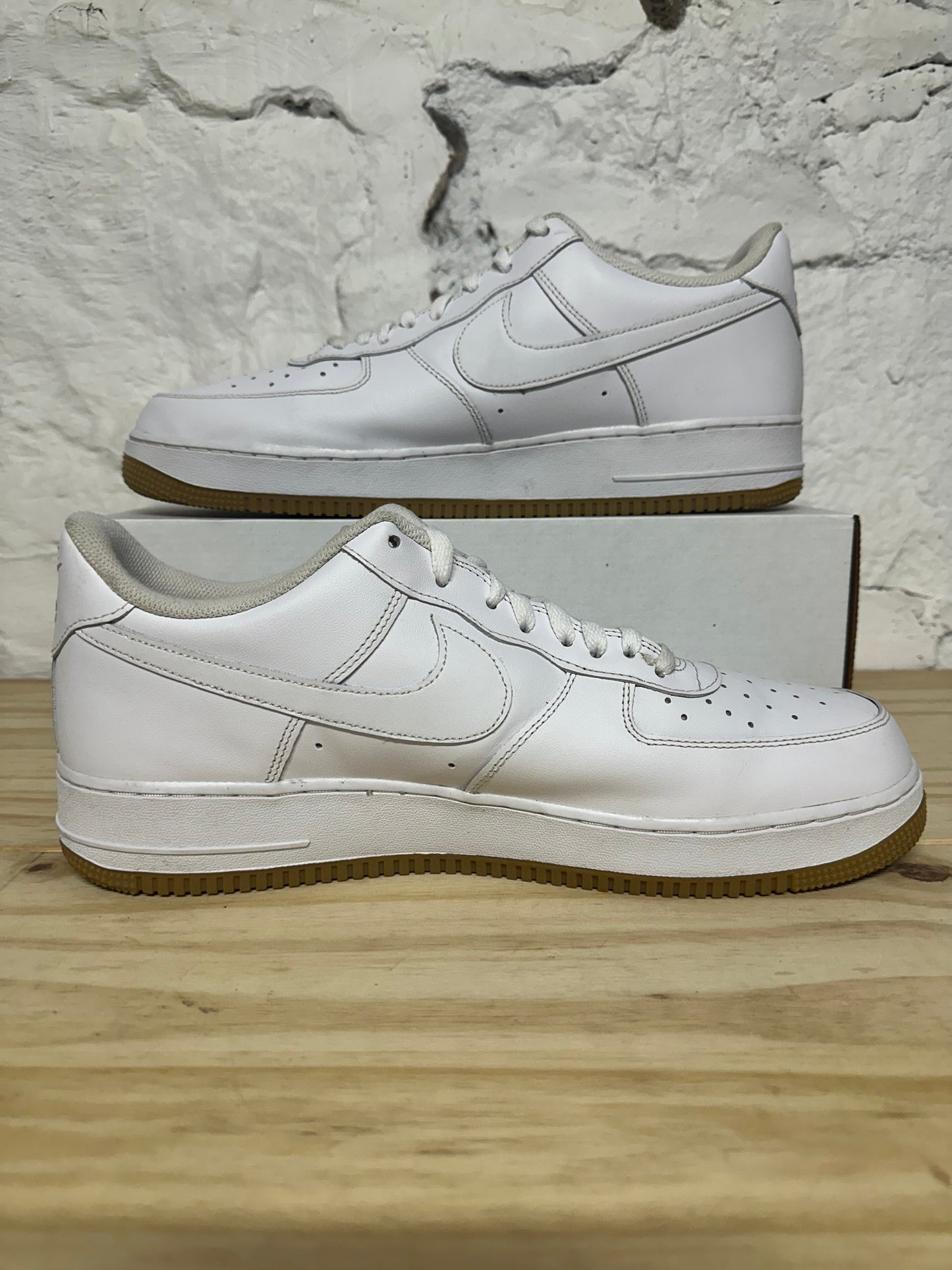 Nike Air Force 1 Low White Gum Sz 14