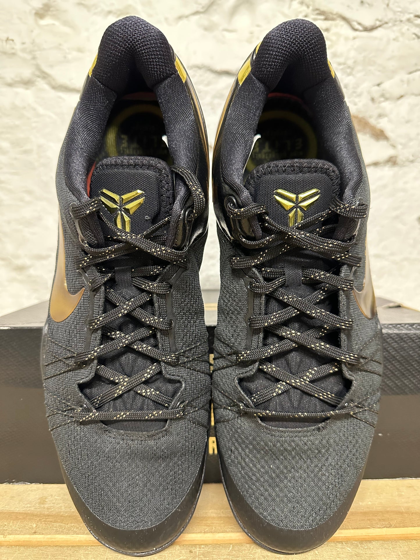Nike Kobe 8 Elite Black Gold Sz 11.5