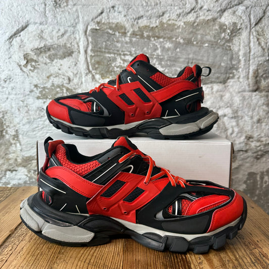 Balenciaga Track Runner Black Red Grey Sneaker Sz 12 (45)