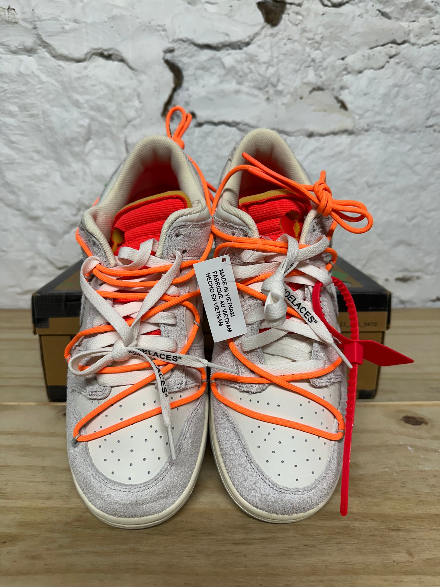 Nike Dunk Low Off White Lot 31 Sz 11.5 DS