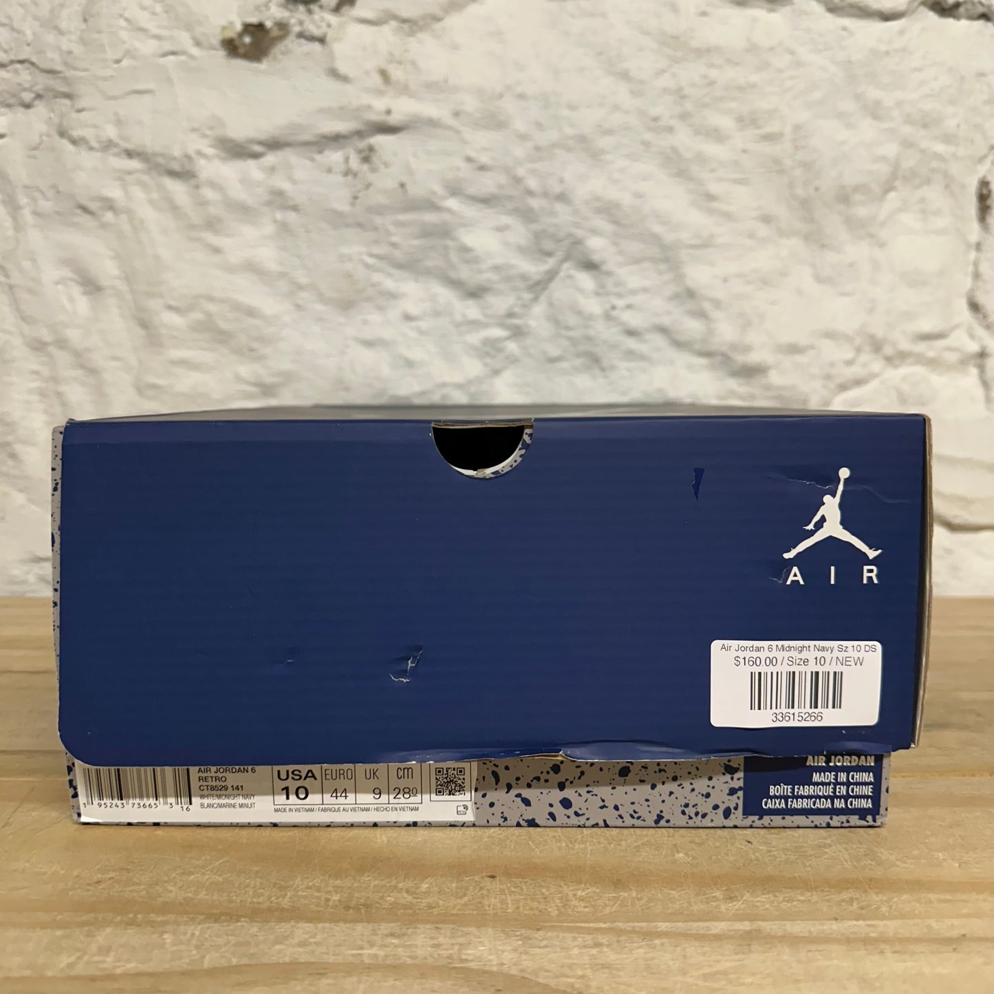 Air Jordan 6 Midnight Navy Sz 10 DS