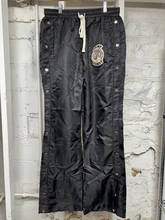 Saint Vanity Black Track Pants Sz L