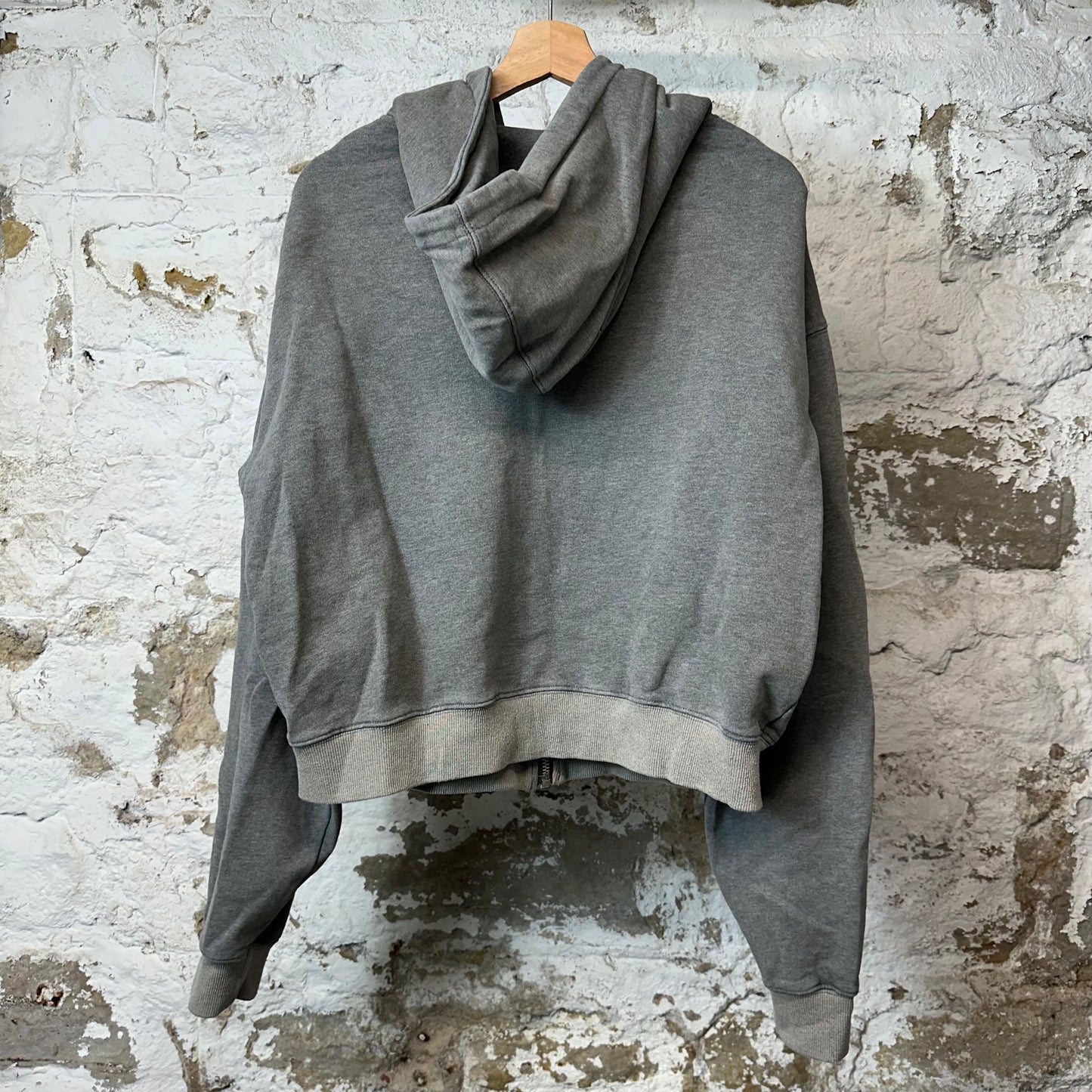 Vale Sports Division Zip Up Hoodie Grey Sz S