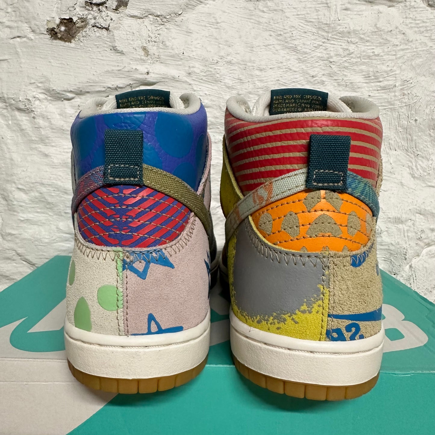 Nike SB Dunk High Thomas Campbell What The Dunk Sz 9 DS