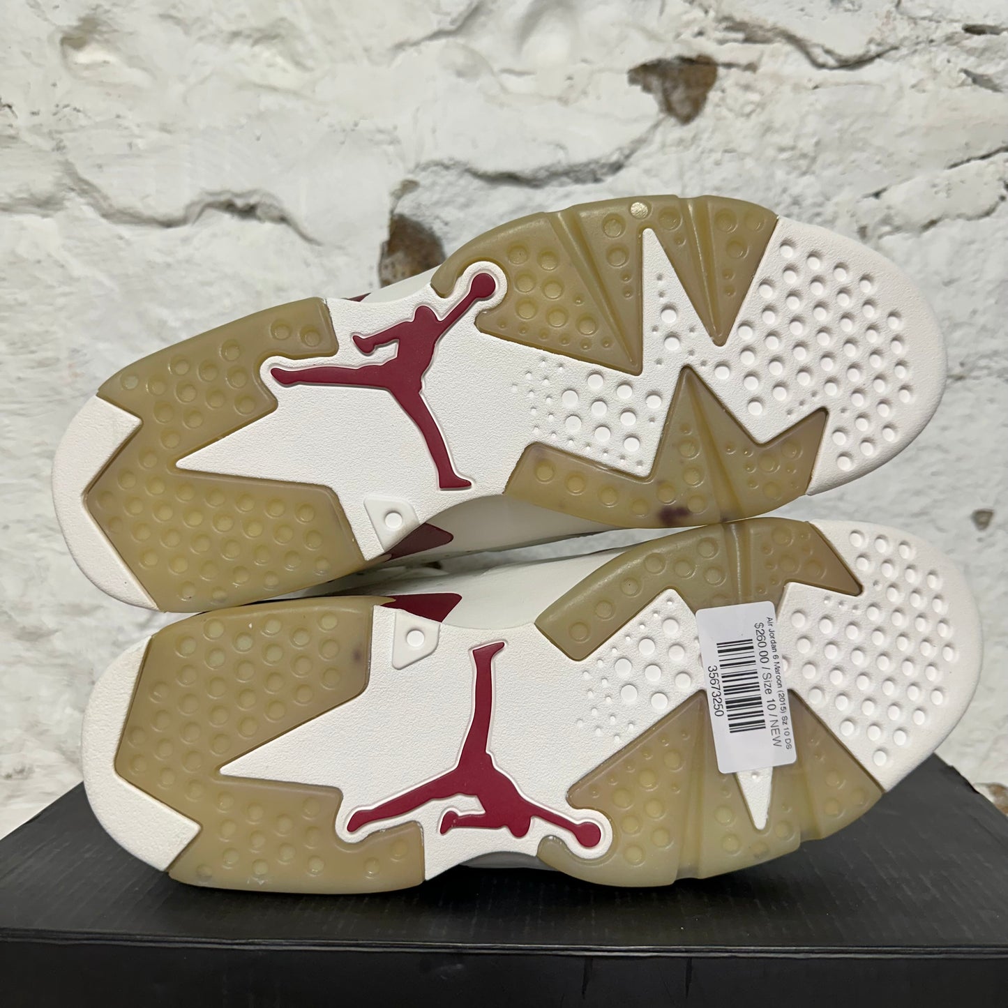 Air Jordan 6 Maroon (2015) Sz 10 DS