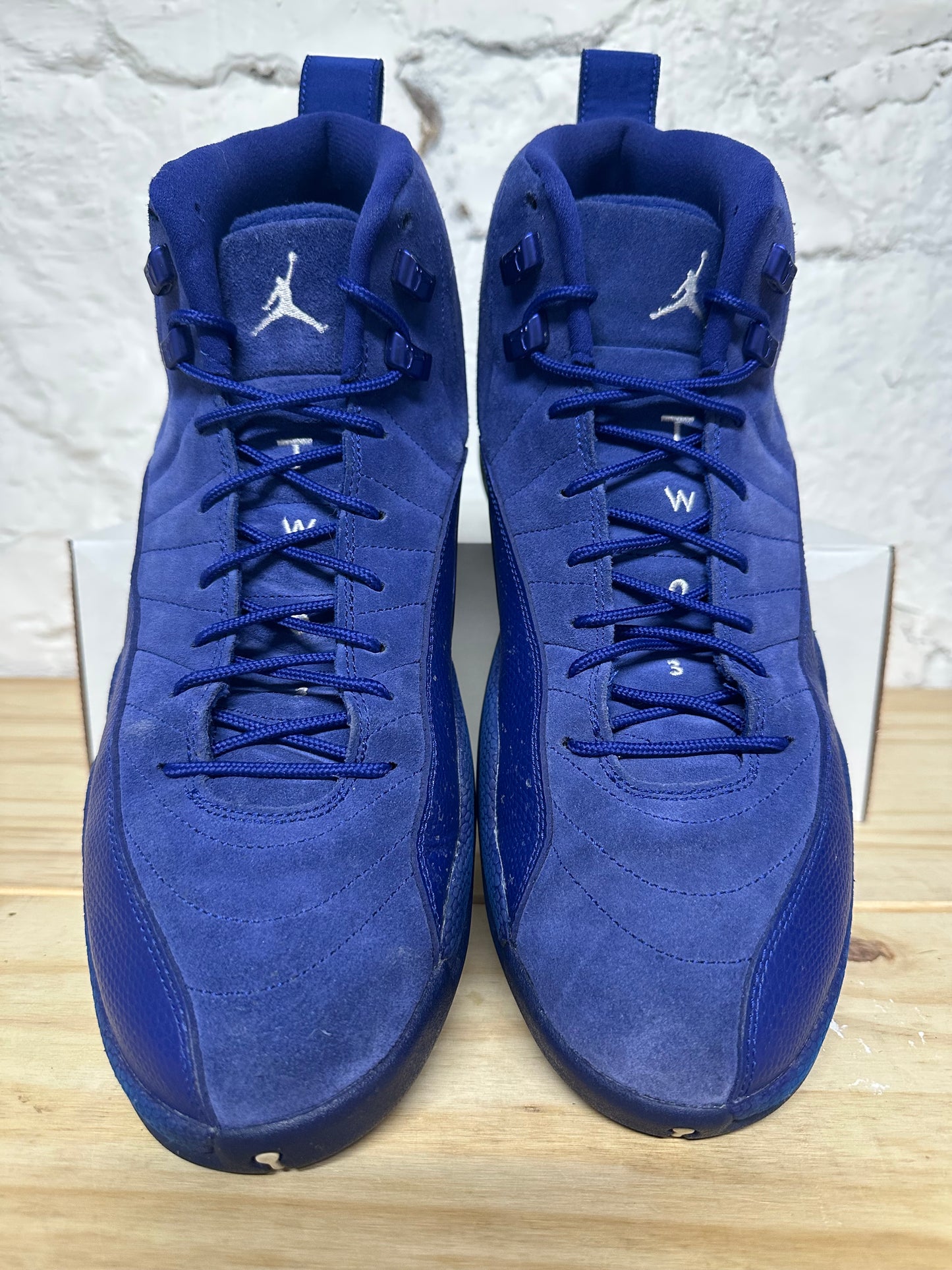 Air Jordan 12 Royal Blue Suede Sz 13