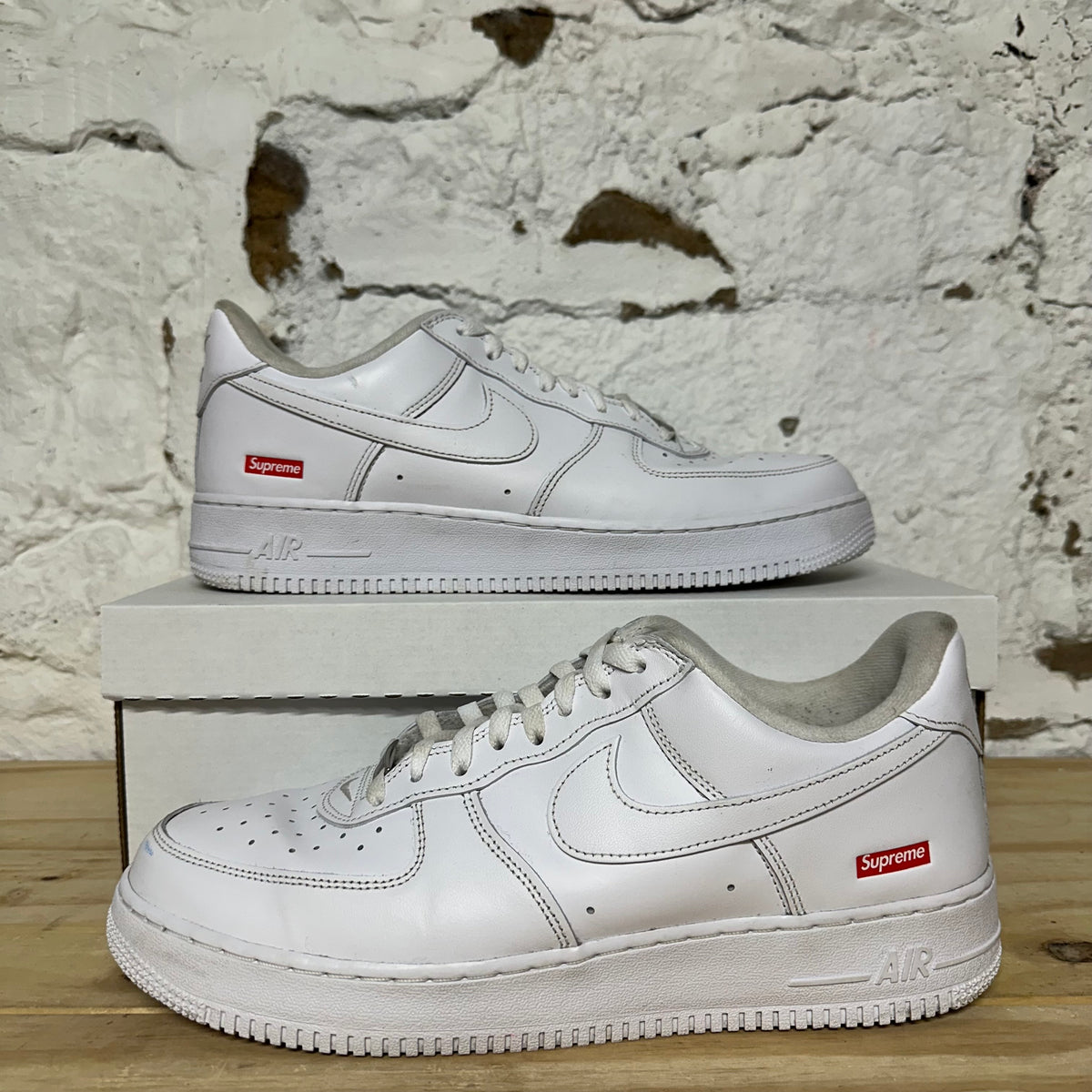 Nike Supreme 07 Air Force 1 Low White Bogo Sz 11.5
