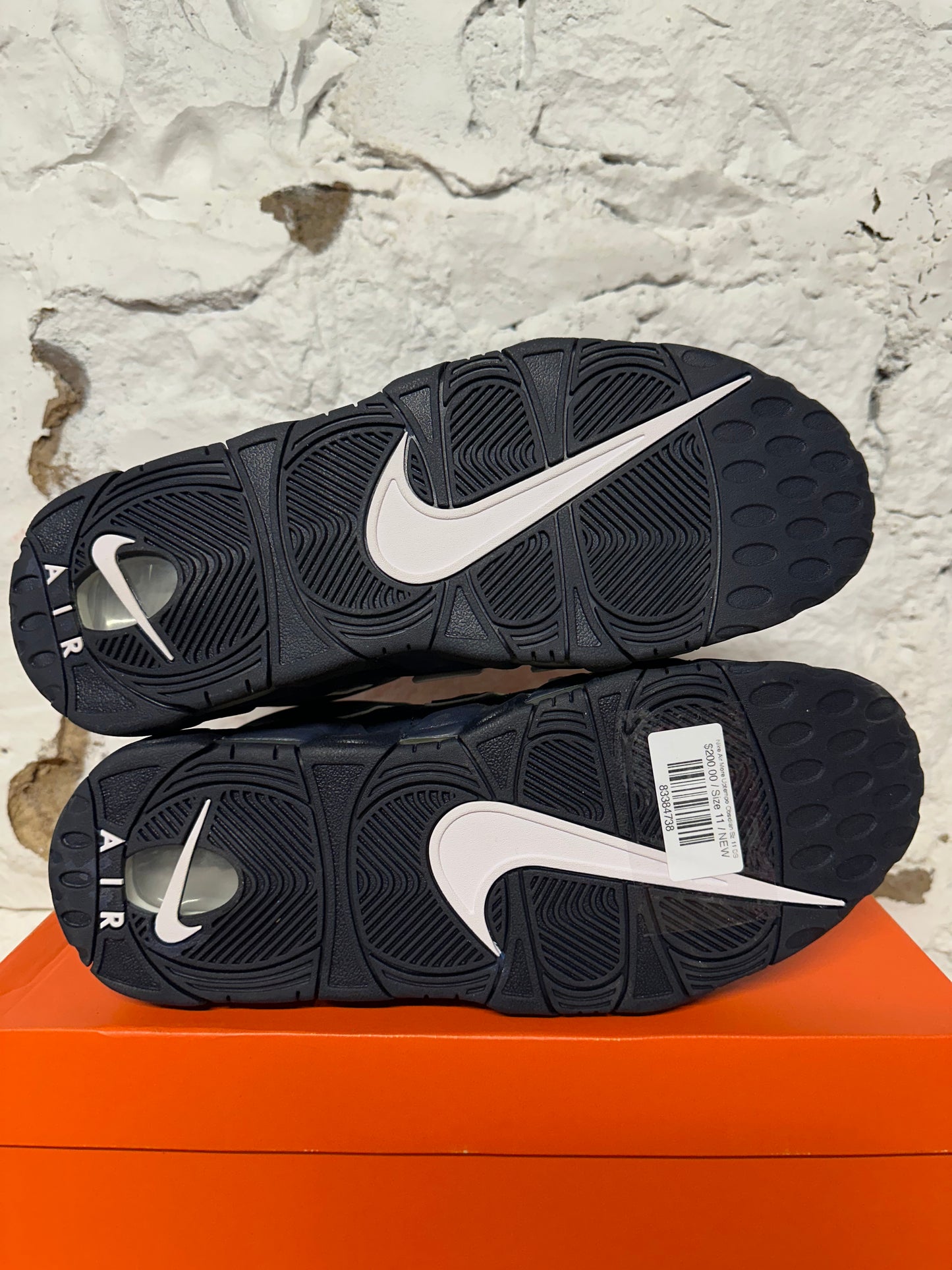 Nike Air More Uptempo Obsidian Sz 11 DS