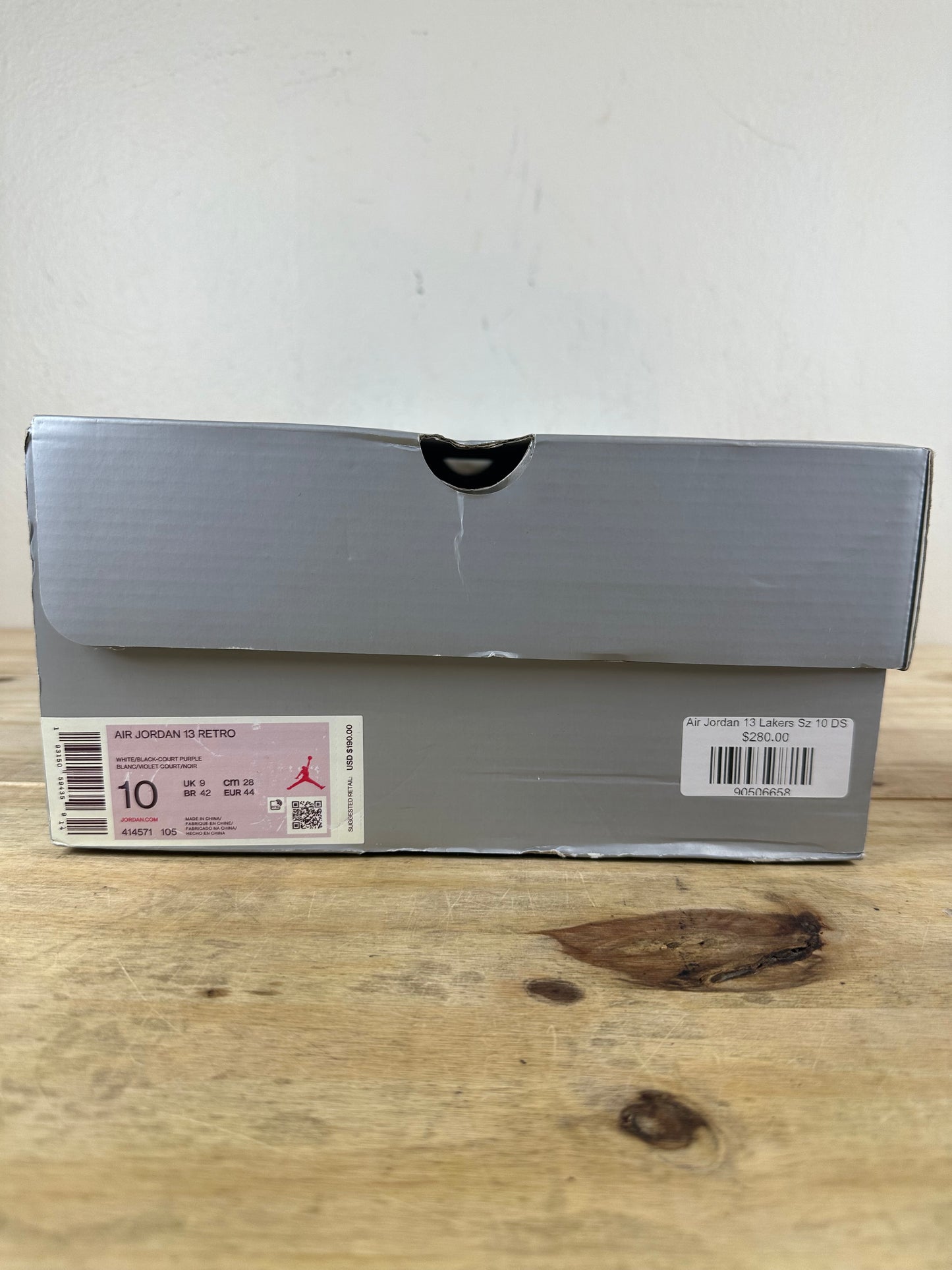 Air Jordan 13 Lakers Sz 10 DS