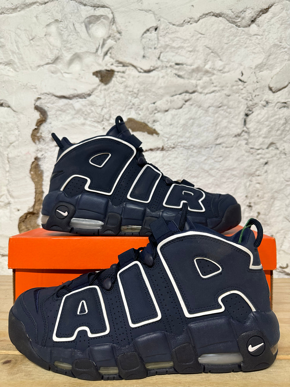 Nike Air More Uptempo Obsidian Sz 11 DS