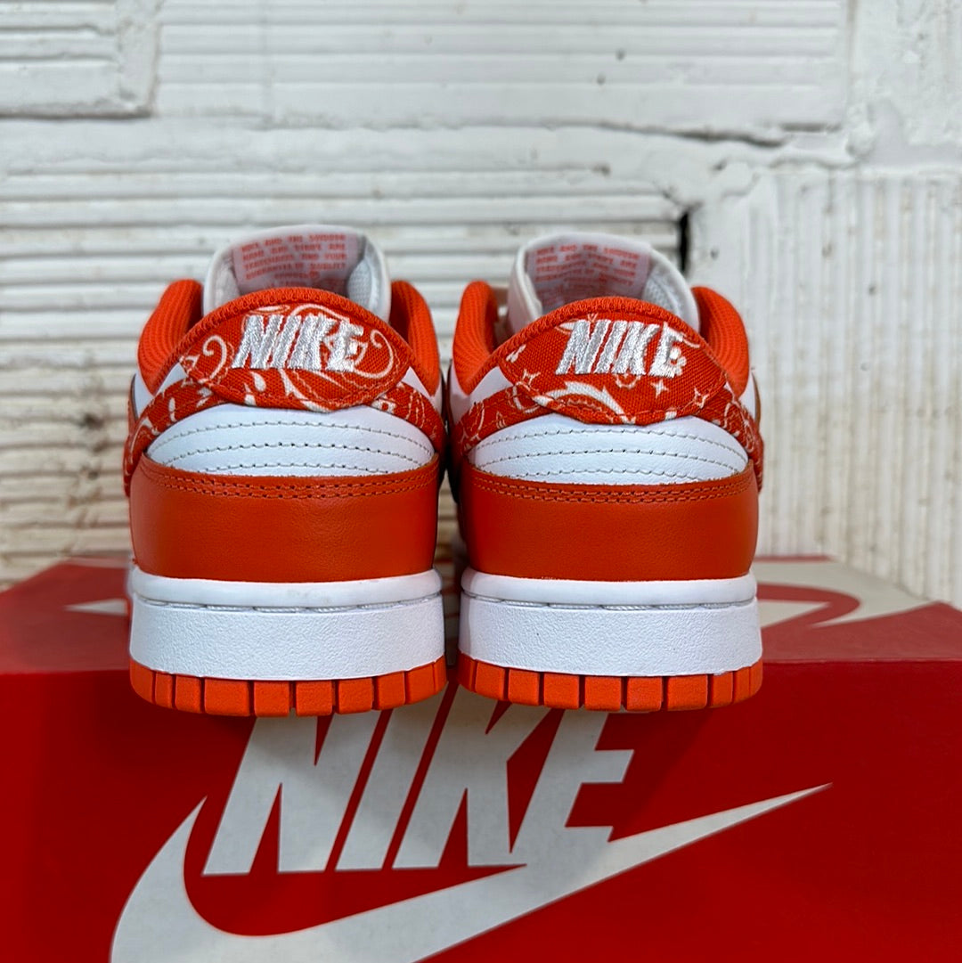 Nike Dunk Low Essential Paisley Pack Orange Sz 7.5(9W)