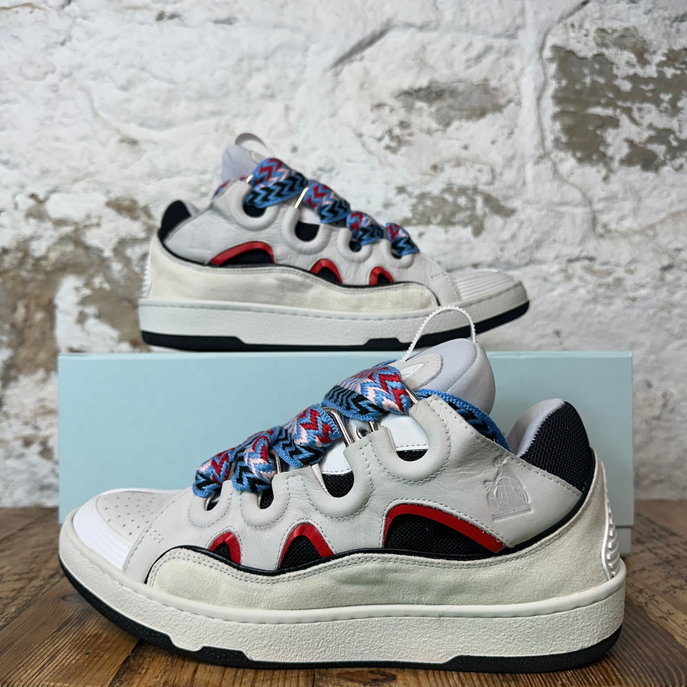 Lanvin Curb Multicolor Lace Grey Sneaker