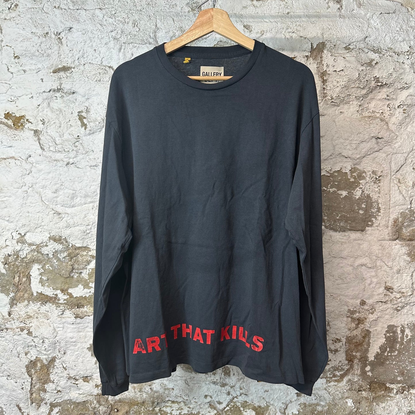 Gallery Dept Art That Kills Black Long Sleeve Sz L