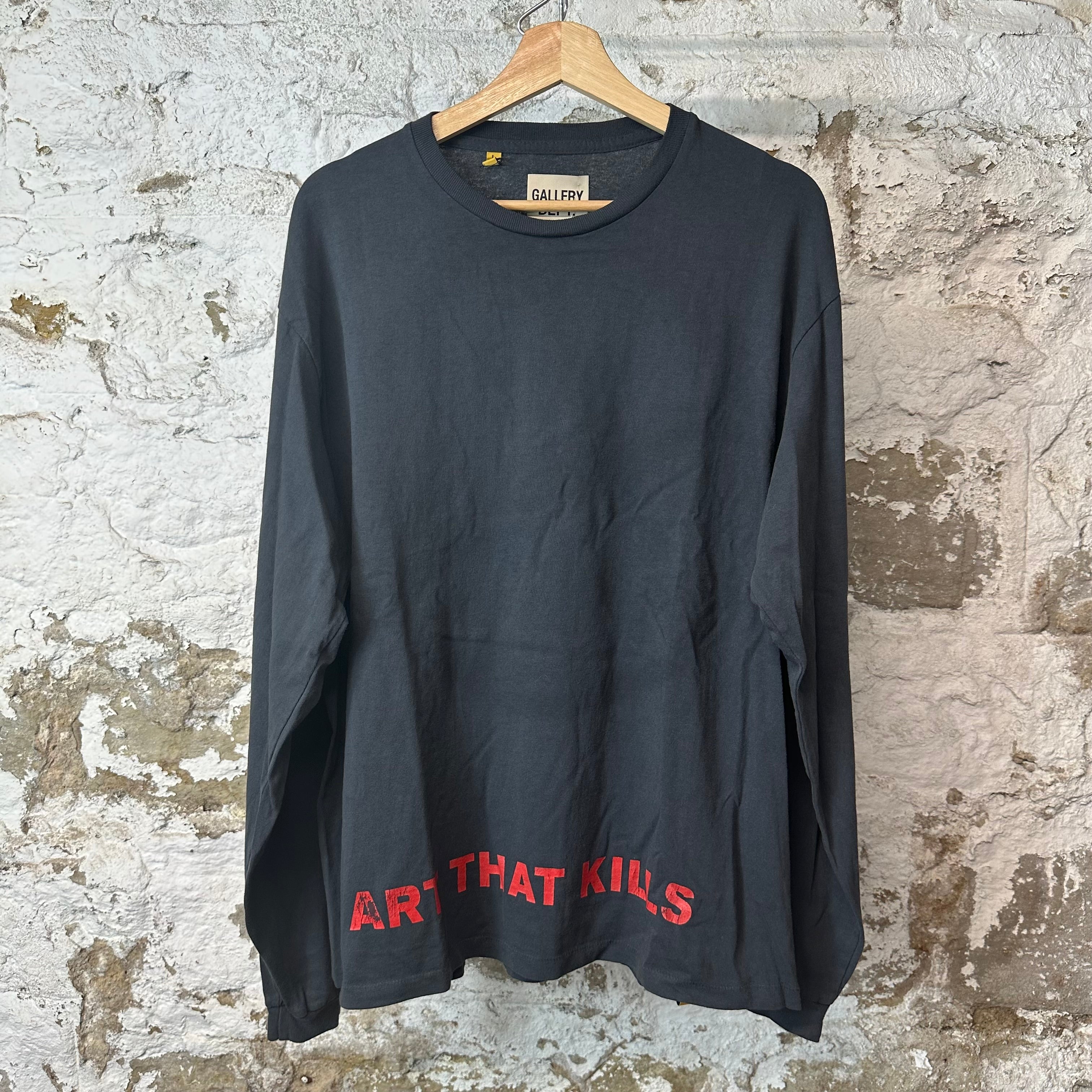 Gallery Dept Art That Kills Black Long Sleeve Sz L