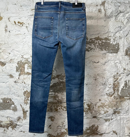 Amiri Plain Dark Blue Denim Jeans Sz 32
