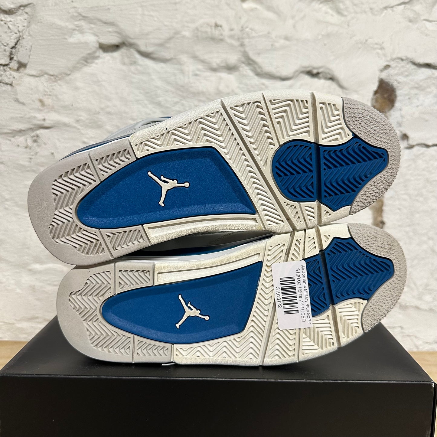 Air Jordan 4 Military Blue Sz 7Y