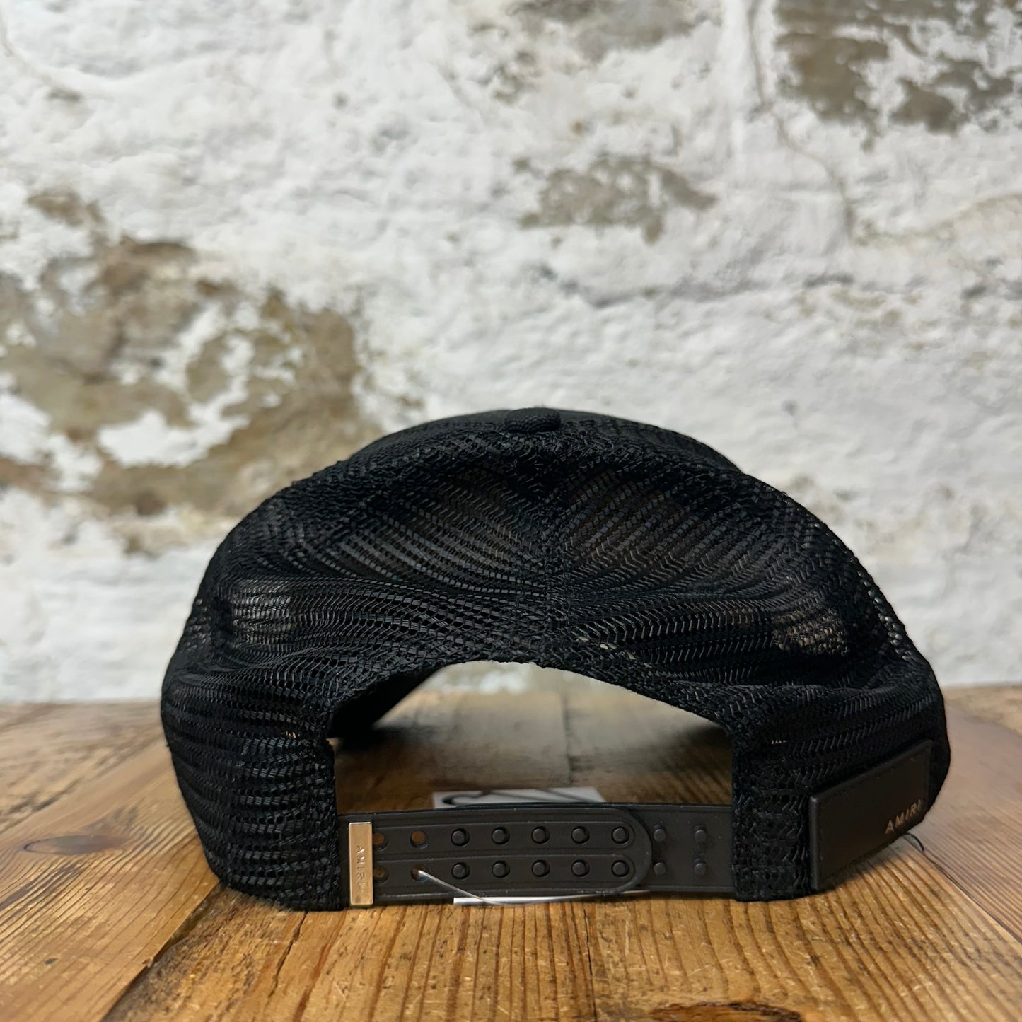 Amiri Blue Spell Black Trucker Hat