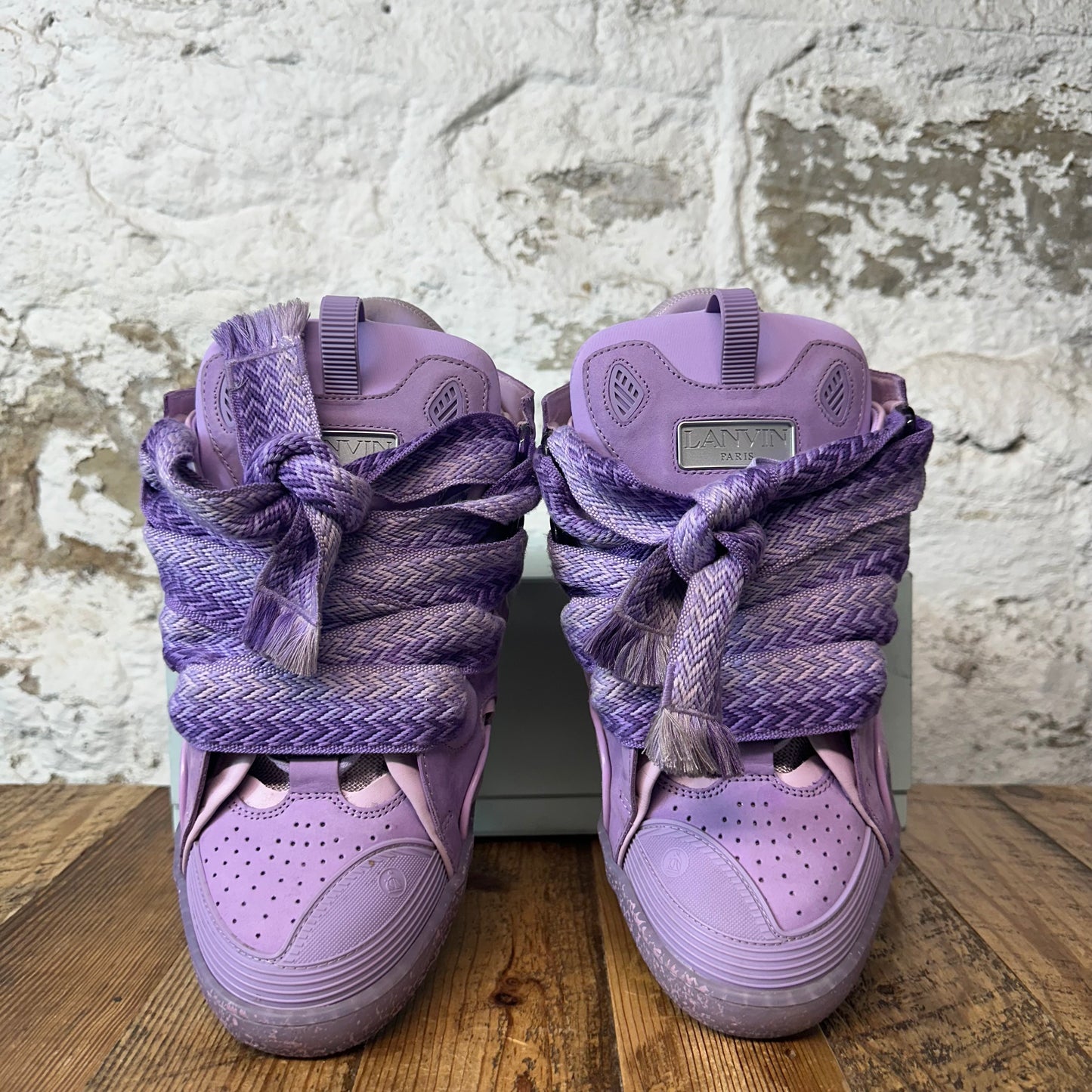 Lanvin Curb Purple Lilac Sneaker Sz 14 (47)