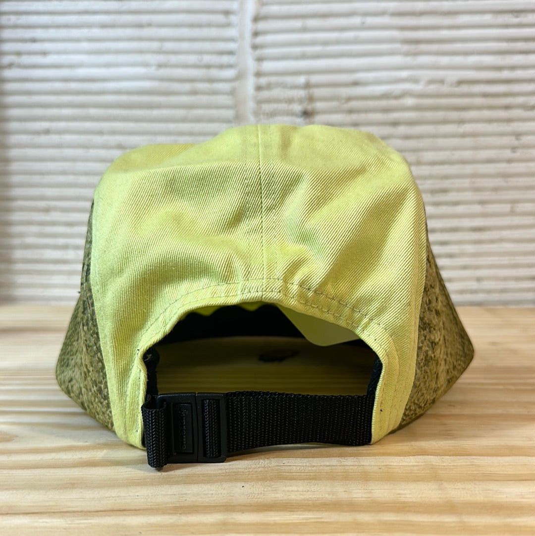 Supreme Snakeskin Mesh Camp Cap (SS20) Pale Green Hat