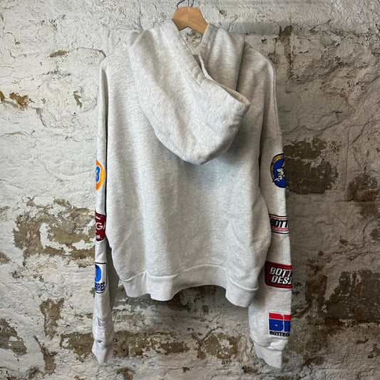 Bottega Desires Logos Grey Sweatpants Sz M