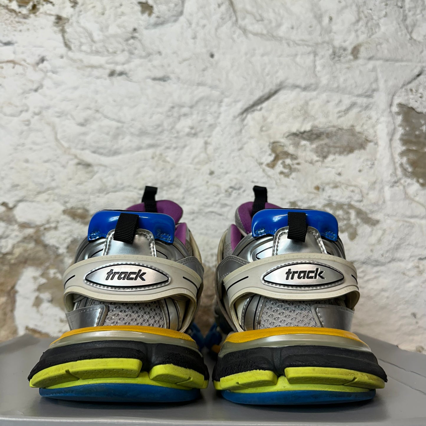 Balenciaga Track Runner Multicolor Silver Sneaker Sz 11 (44)