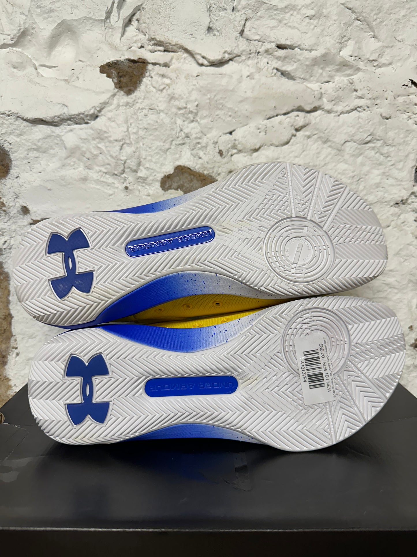 Under Armour Curry 3Zer0 Taxi Yellow Sz 10 DS