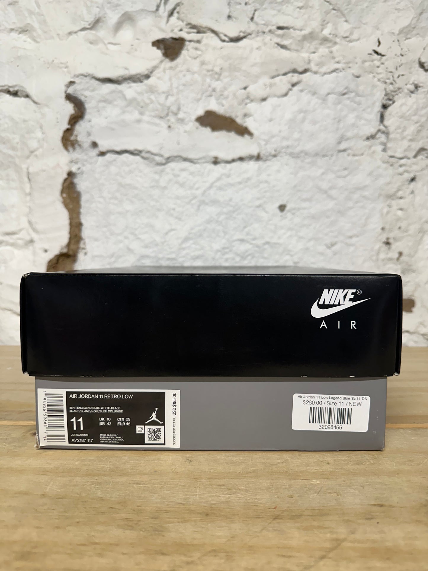 Air Jordan 11 Low Legend Blue Sz 11 DS