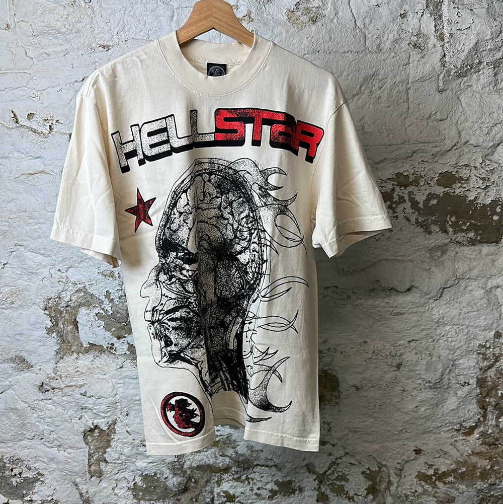 Hellstar Cranium Cream T-Shirt