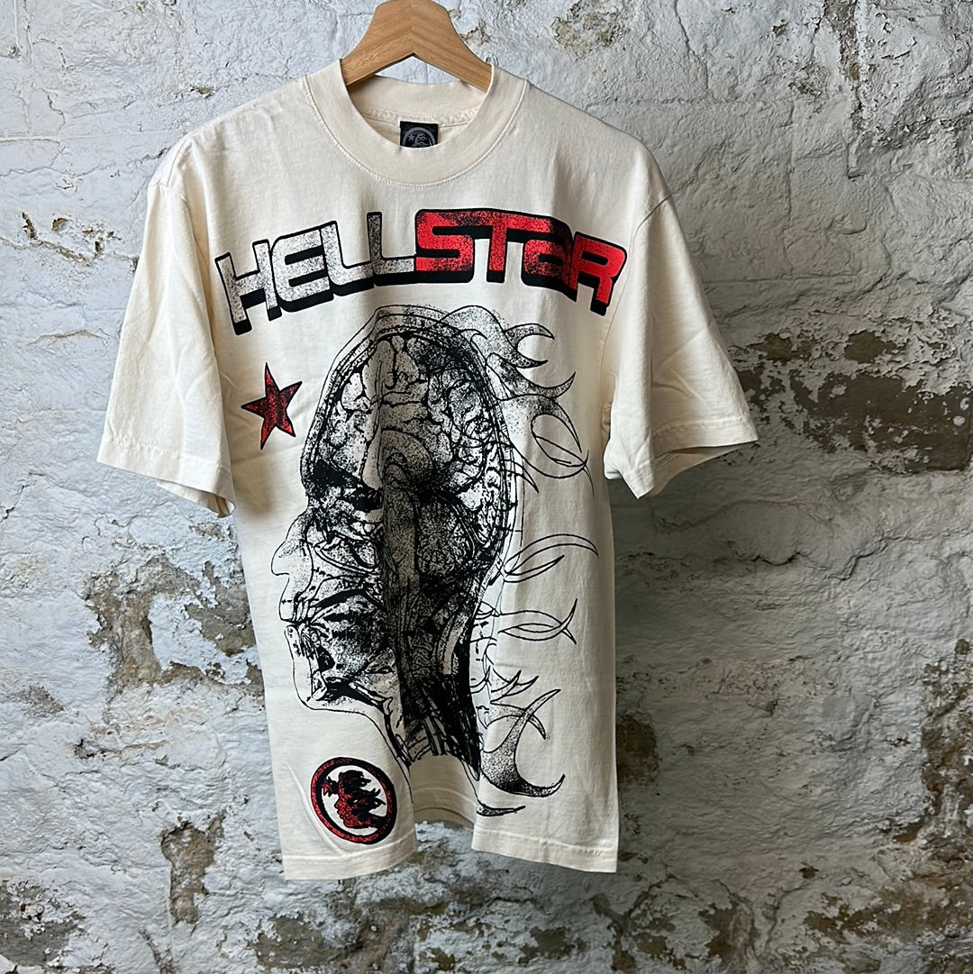 Hellstar Cranium Cream T-Shirt