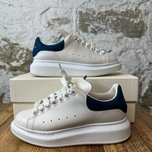 Alexander Mcqueen Blue Tab White Sneaker Sz 5 (37)