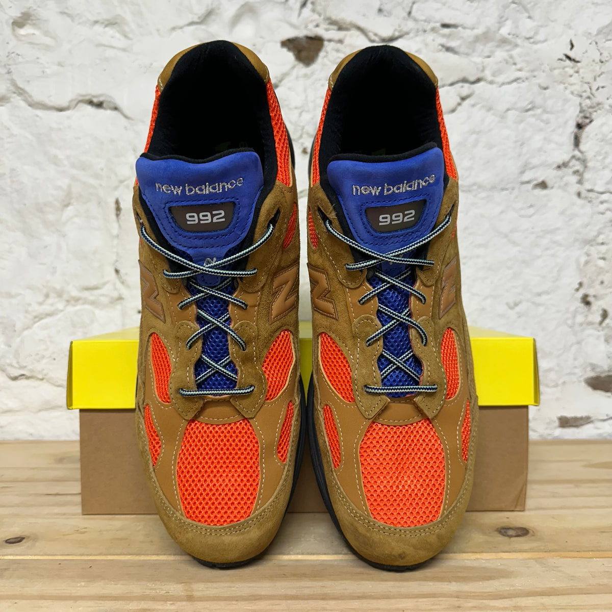 New Balance 992 MiUSA Action Bronson Tiger Eye Sz 13