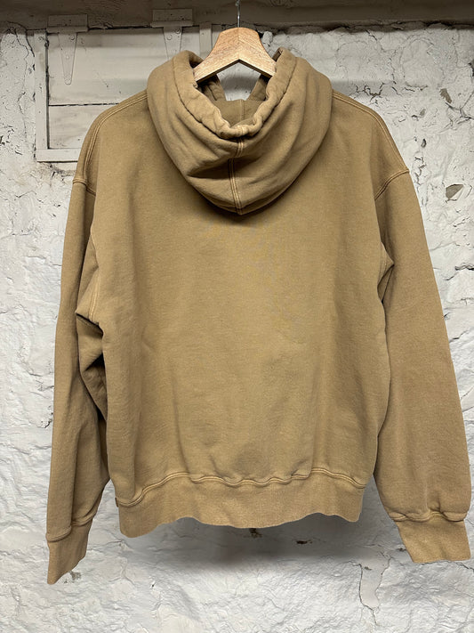 Supreme S Logo Tan Hoodie Sz M