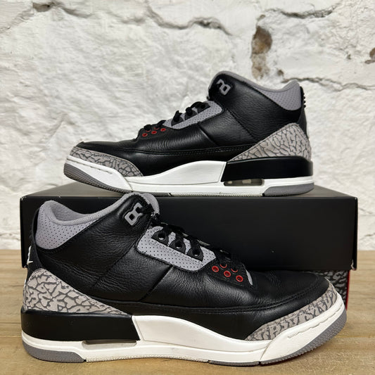 Air Jordan 3 Black Cement Sz 8