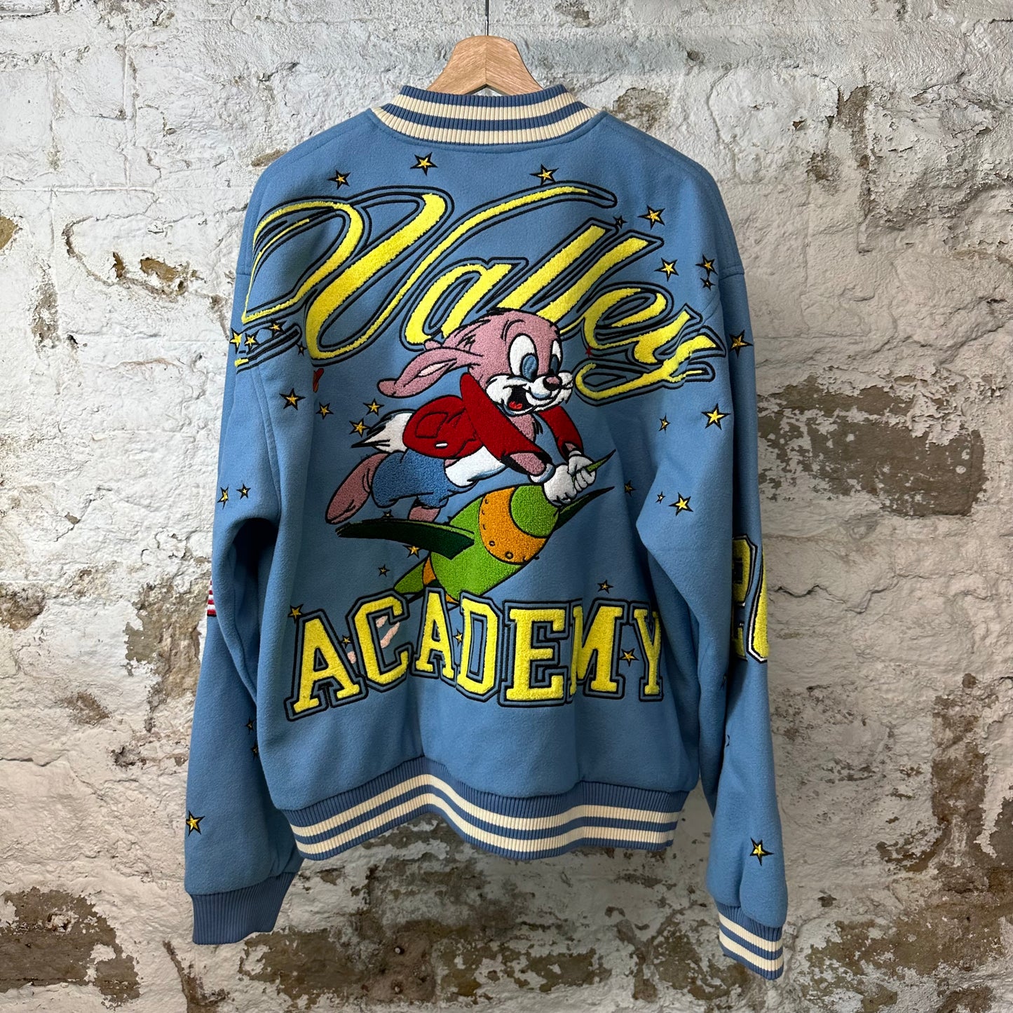 Vale Forever Skyhigh Varsity Jacket Blue Sz XXL