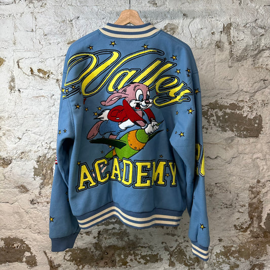 Vale Forever Skyhigh Varsity Jacket Blue Sz XXL