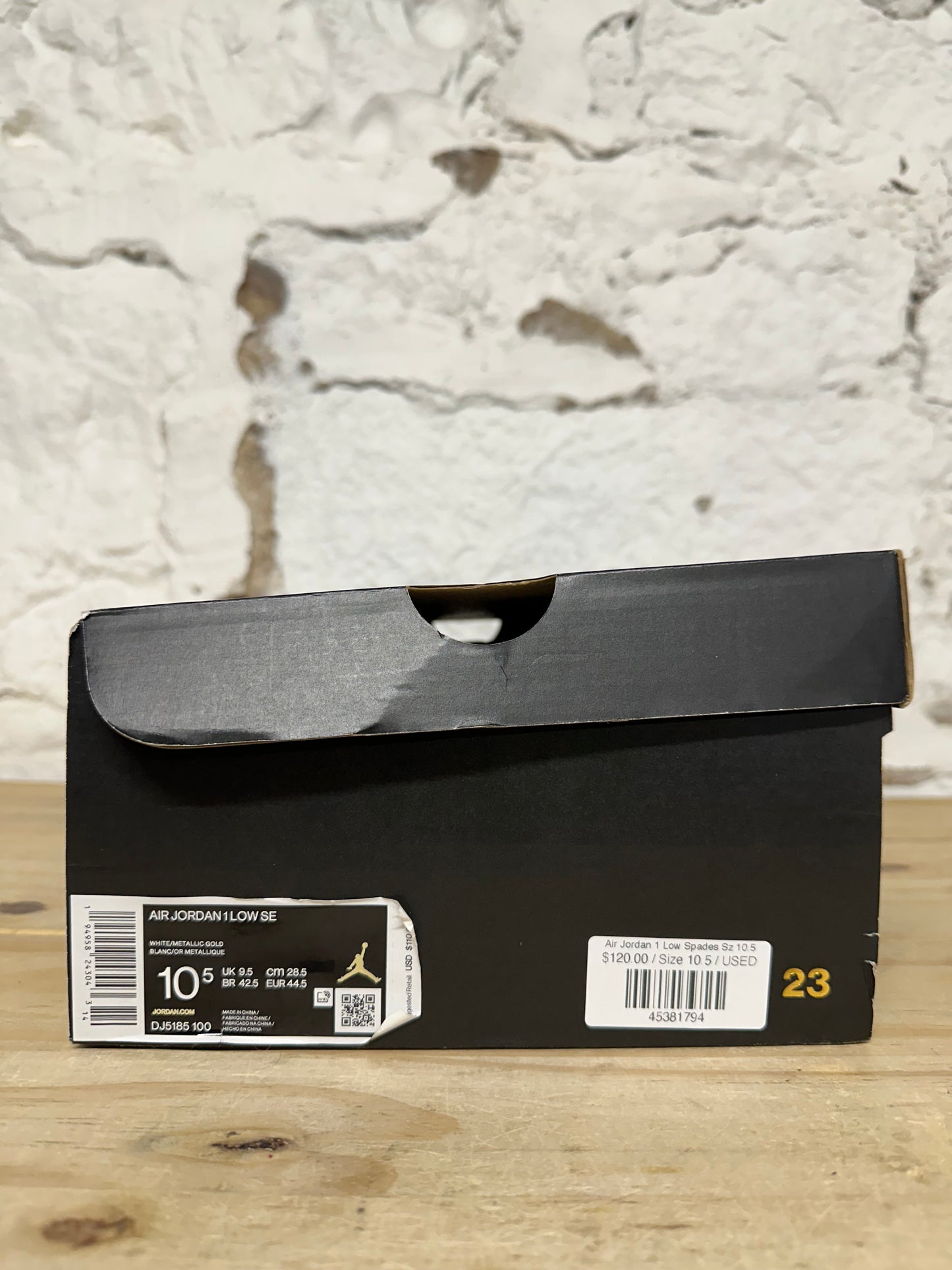 Air Jordan 1 Low Spades Sz 10.5