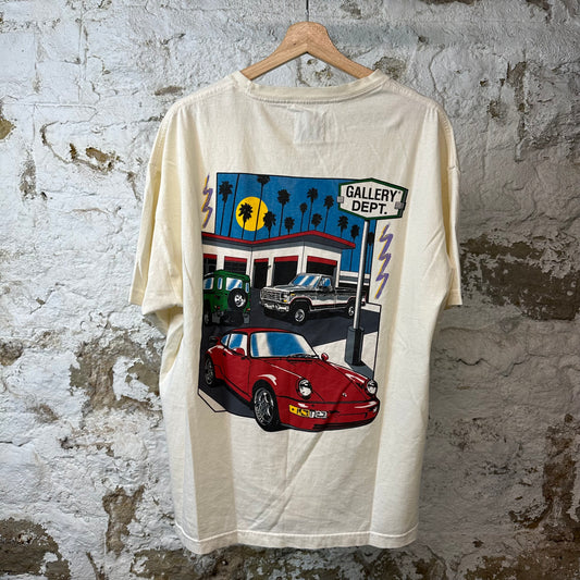 Gallery Dept Drivethrough T-shirt Cream Sz L