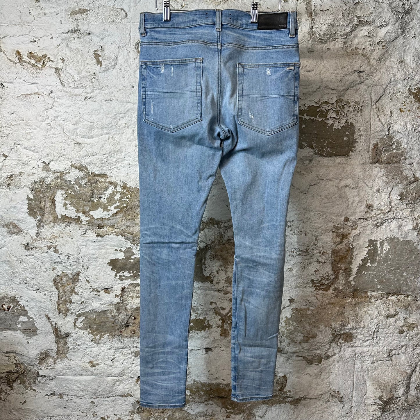 Amiri Plain Lightwash Blue Denim Jeans Sz 31